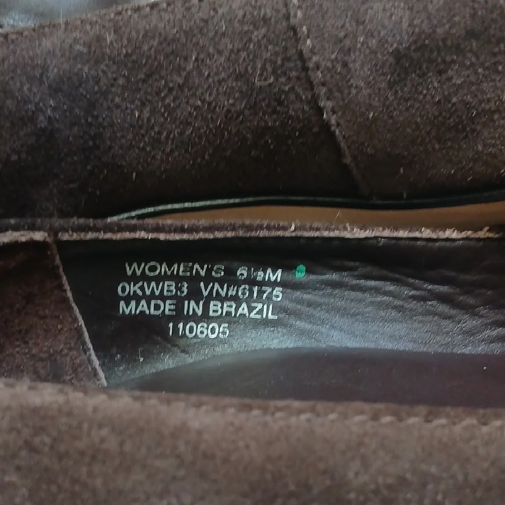 L.L. Bean Dark Brown Women's Ankle Strap‎  Heels Size 6.5 M